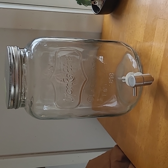 yorkshire Kitchen 2 Gallon Glass Beverage Dispenser Yorkshire Mason